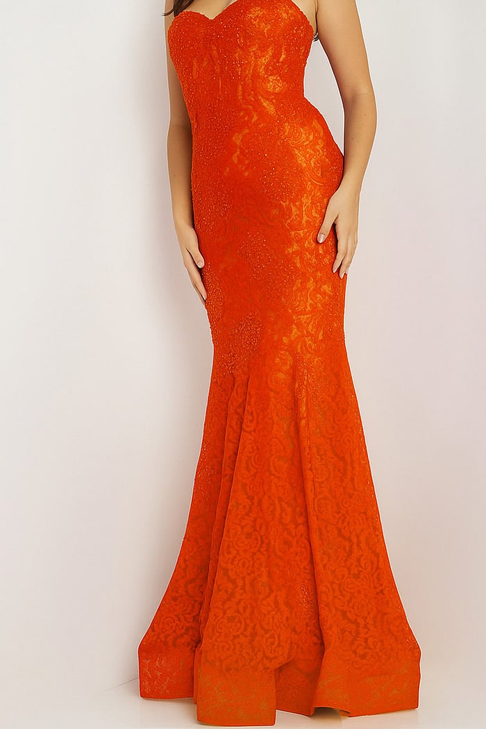 Lace Mermaid Sweetheart Gown 07499 | Jovani