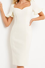 09059. ivory short dress