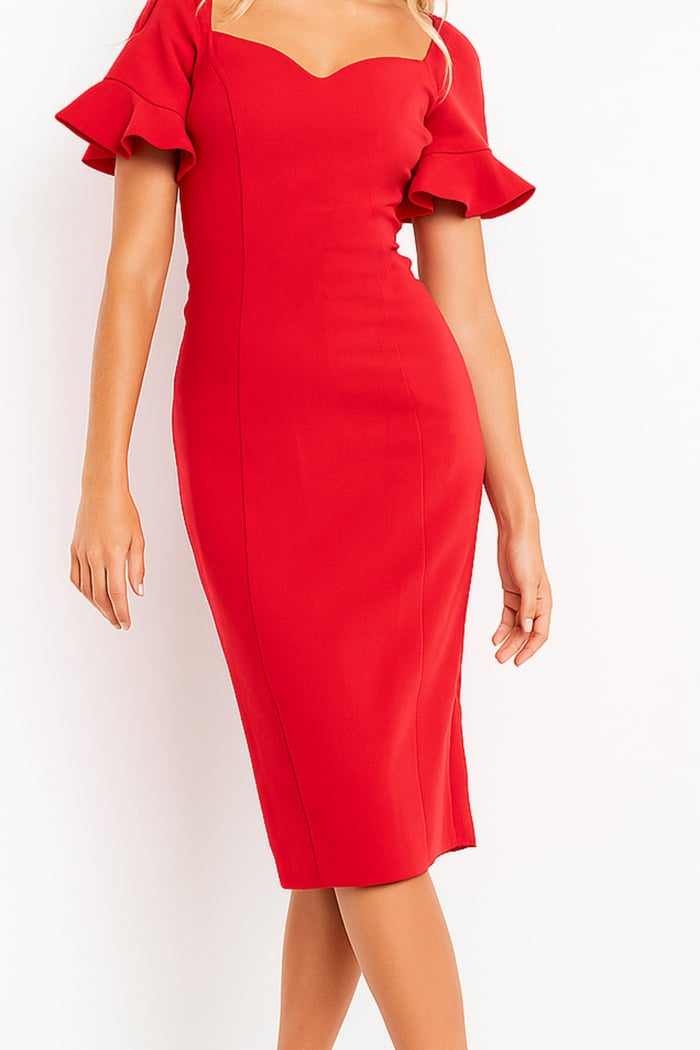 09059 red dress