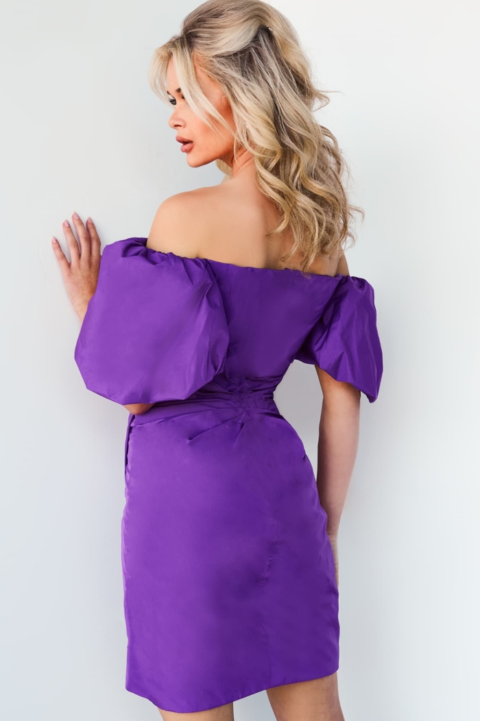 women's dark purple off the shoulder dress for the club Clea Satin Maxi in Blue, elegant evening gown women, flowy Maxi dress formal, chic cocktail dress silky, dress, SOERA sophisticated sheen Ladivine CD387 Off-the-Shoulder Corset Prom