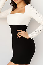 long sleeve short dress 09586