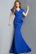 JOVANI SALEエンベリッシュVネックロングドレス Embellished V Neck Gown 43623 | Jovani