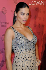 Model wearing Adriana Lima Jovani 158888