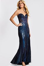 Strapless beaded mermaid gown 48366