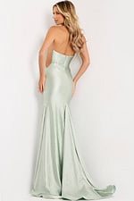back of strapless mermaid gown 47676