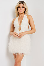 beaded fit and flare dress with 22387