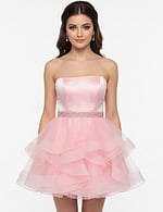 pink short dress 22901