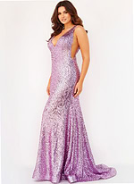 v neckline sequin dress 23079