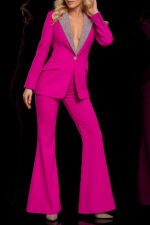 23336 fuhsia pantsuit