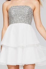 23666 ivory beaded dress
