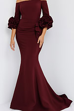23716 burgundy mother of the bride dress