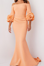 23716 coral mermaid dress