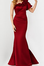 24279 wine mermaid dress