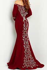 24328 beaded mermaid evening dress