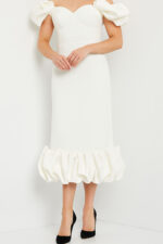 ivory short dress 24535