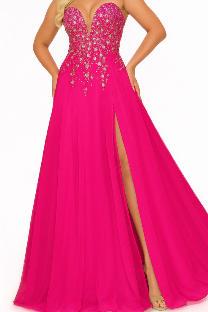 25691 beaded ball gown