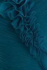 Tulle Gown with Ruffle Detail and Slit 25919 - Image 8