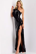 sequin black dress 26159