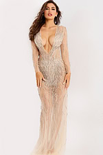 nude sheer dress 26275