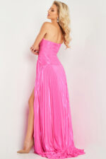 ワンピース Emily slit dress Pink Pink Sweetheart Neckline High Slit Dress 36461 | Jovani
