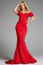 Model wearing Jovani dress 36469.