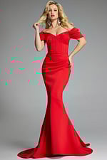 Model wearing Jovani dress 36469.