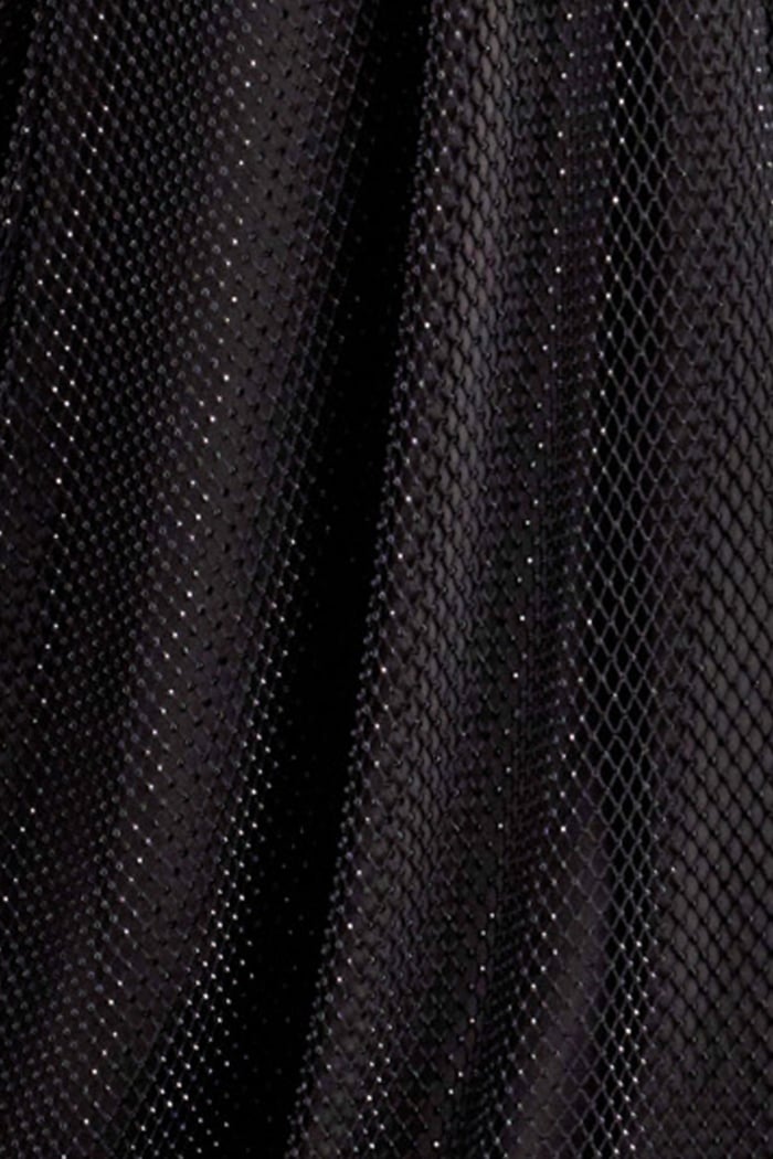 black beaded fabric for style 36684