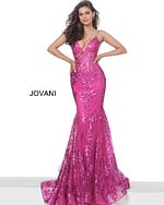 Jovani 3675 Mermaid Corset Bodice Dress