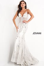Jovani 3675 Mermaid Corset Bodice Dress