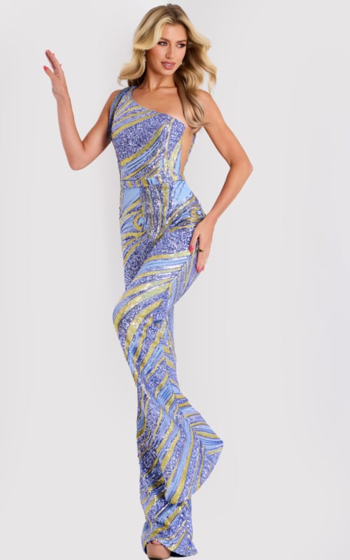 jumpsuit with open Back and Fringe Detail 36846
