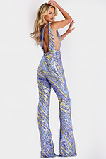 lilac beaded jumpsuit 36846