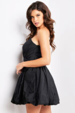 Black Strapless V Neckline Dress 37016 | Jovani
