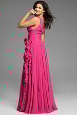 ruffled prom dress 37374