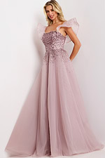 pink evening dress 37423
