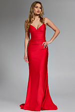 Model wearing Jovani dress 37529-1.
