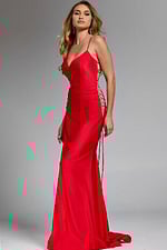Model wearing Jovani dress 37529-1.