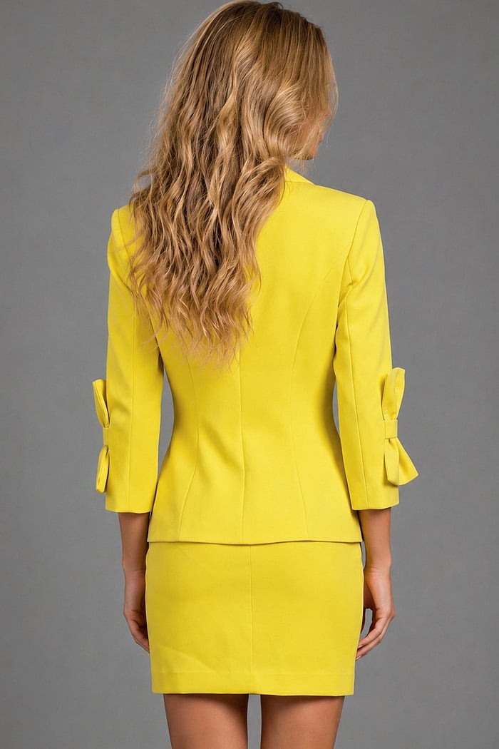 Jovani style 38081 in yellow