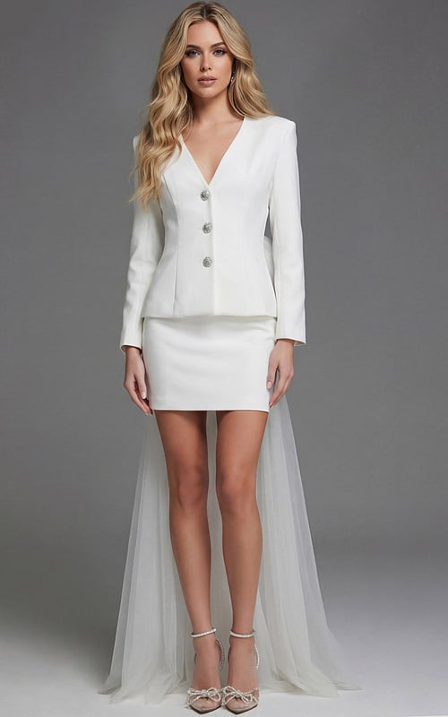 White Cocktail Dresses with Elegant and Fresh Style