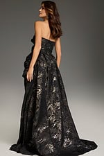 strapless floral dress 38265