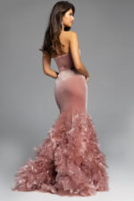 velvet mermaid dress 38496