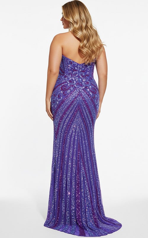 back of beaded sheath dress 38707