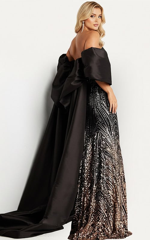 plus size black dress 38746