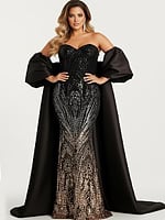 plus size black dress 38746