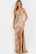 fringe prom dress 38847