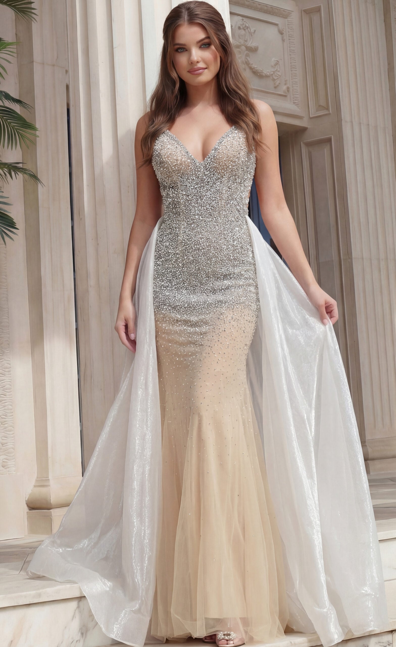 open lace back dress Red Modest Long Sleeves Short Cocktail Prom Dress CC3001 Size 10 / Other main image 0