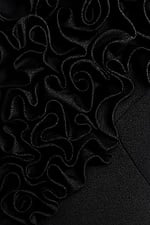 black ruffled fabric for style 39751