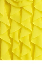 ruffled yellow dress 39823