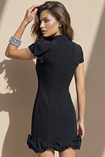 High Neck Bow Detail Short Dress 39855 - Image 2
