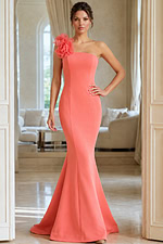 Mermaid Gown With Bold Floral Applique