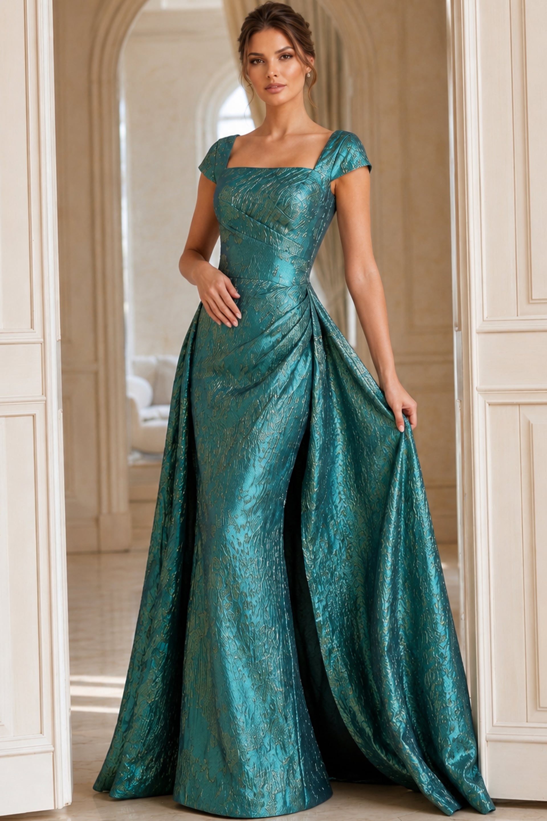 beaded evening dresses Sherri Hill V-Neck Beaded Prom Dress 55864